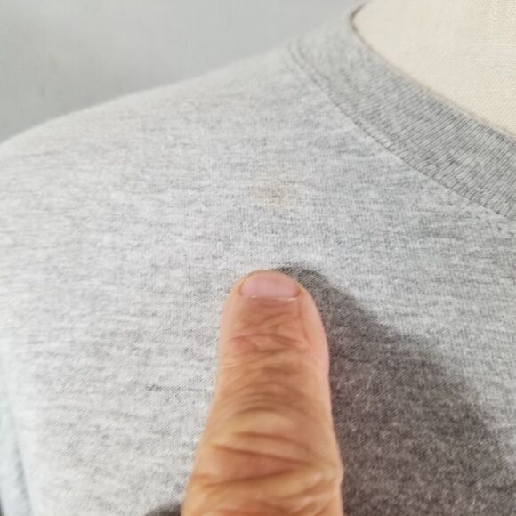 Disney Mickey Mouse shirt men's large gray double side cotton Catroon drawing - Picture 5 of 10